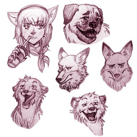 Sketchy Practice Animalistic People By Brittney Emory On Deviantart