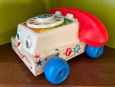 Vintage 1961 Fisher Price Chatter Telephone Toy Fp No 747 Etsy