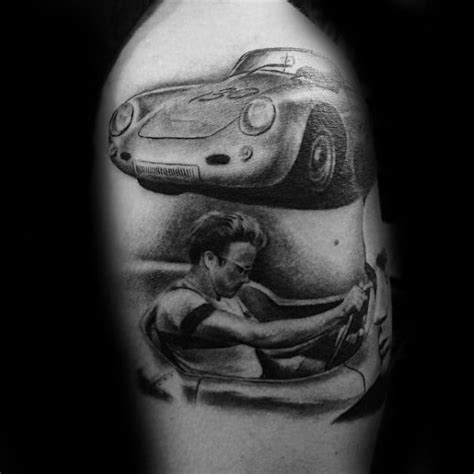 Added this mandala to tasha's arm! 40 James Dean Tattoo Designs For Men - American Actor Ink ...