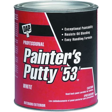 DAP PUTTY PAINTER ALLPURP 1/2PT, Product Type Painters Putty, Container