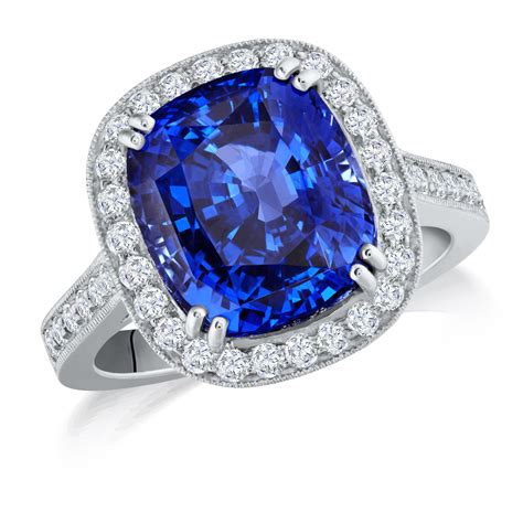 Natural Blue Sapphire and Diamond Ring | Diamonds & Jewellery ...