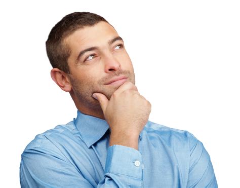 Thinking Man Png Free Image Png All Png All