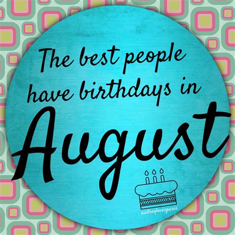 Happy Birthday To All The August Babies Birthday Balloons