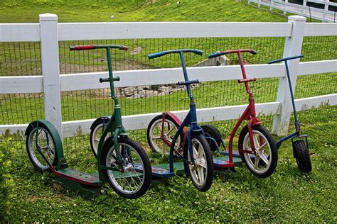 Amish Scooters Photograph By Sally Weigand Fine Art America