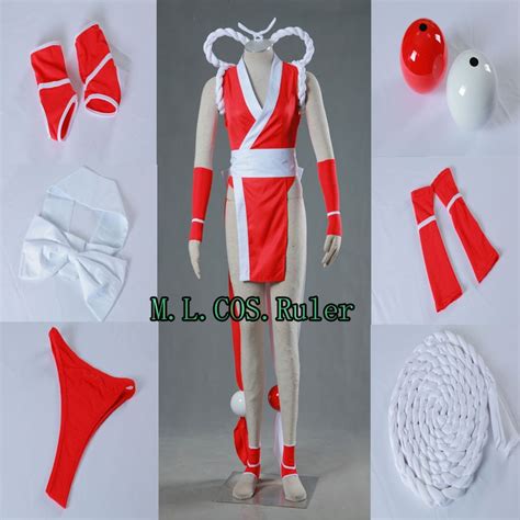 Hot Sexy The King Of Fighters Mai Shiranui Cosplay Costumes Full Set