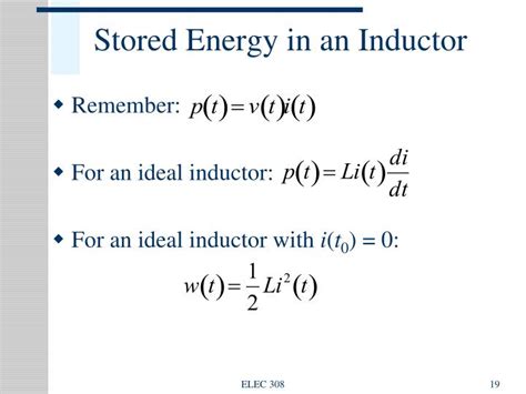 Ppt Energy Storage Elements Capacitance And Inductance Powerpoint