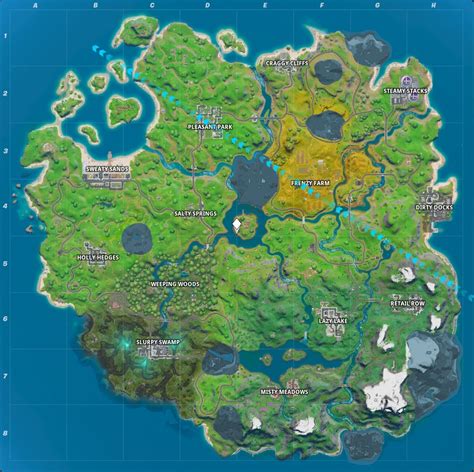 Fortnite Chapter Map Revealed With Plenty Of Water Allgamers