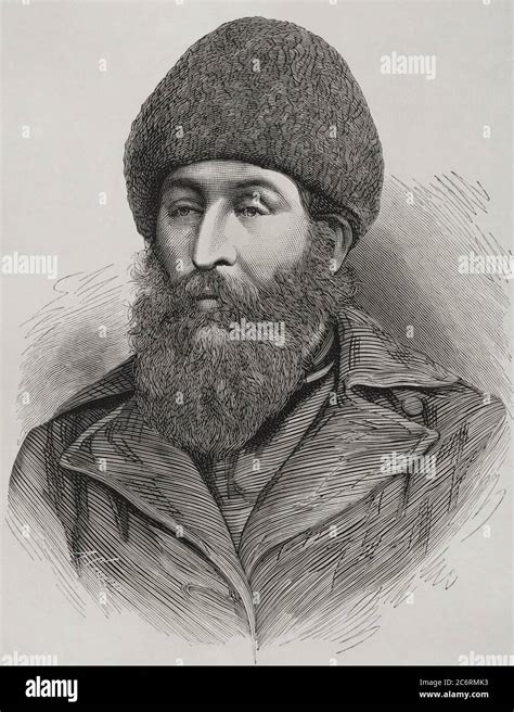 Sher Ali Khan 1825 1879 Emir De Afganistán Grabado Por Carretero