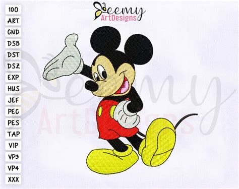 Disney Machine Embroidery Design Mickey Embroidery Designs Happy And Cool