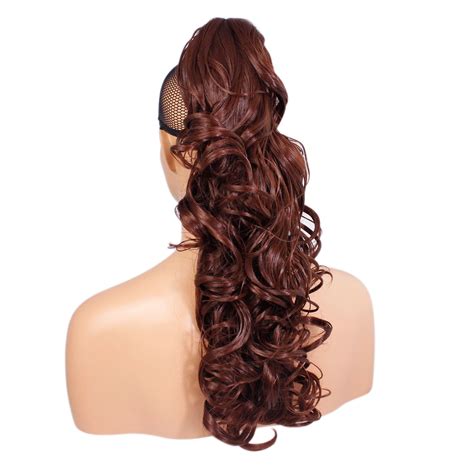 Ponytail Claw Clip Hair Piece Curly Heat Resistant Reversible Hair
