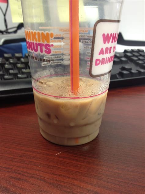 You could level up even further with a dollop of whipped cream, or add a shot of espresso. Dunkin' Donuts: Caramel Mocha Iced Latte Review - Fast ...