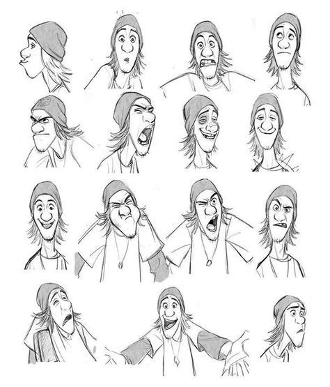 Best Facial Expressions Images Character Design References Face Expressions Sketches
