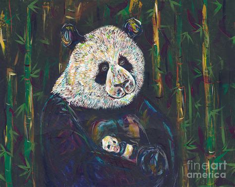Newborn Panda Painting By Lovejoy Creations Fine Art America