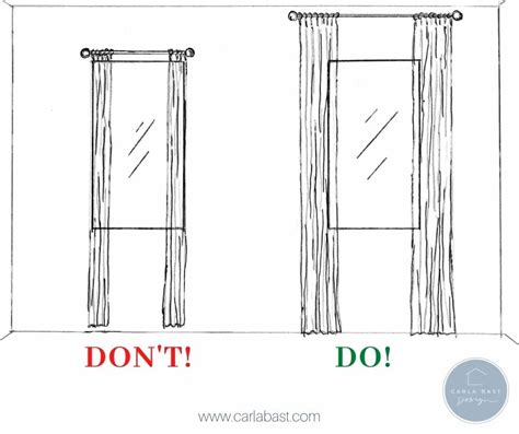 How To Hang Curtains The Right Way Carla Bast Design