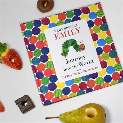 Personalised The Hungry Caterpillar Christening Book By The Letteroom