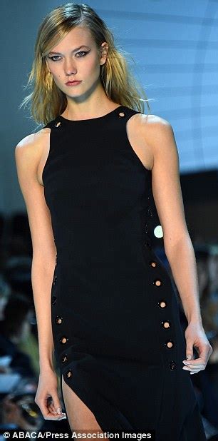 Karlie Kloss At Backstage Bash After Mugler Show At Paris Fashion Week Daily Mail Online