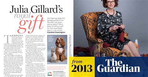 Don T Disrespect Julia Gillard Knitters Are Not To Be Messed With Knitting The Guardian