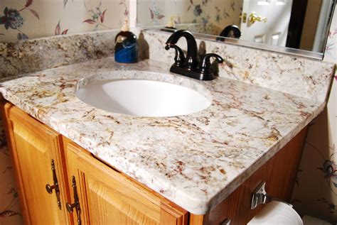 Granite is extremely durable which makes it perfect for using as a bathroom countertop or kitchen countertop. 14 Genius Ideas How to Makeover Granite Bathroom Sink ...