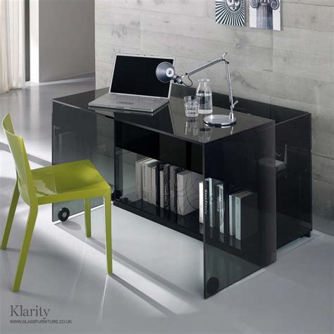 Modern Glass Desk Luxury Desks Glass Computer Desk Klarity Glass