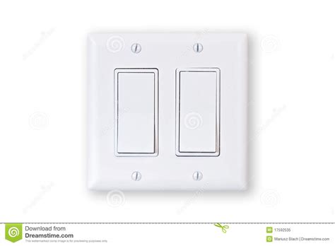 Wiring diagram for double pole light switch. Double light switch stock image. Image of white, single ...