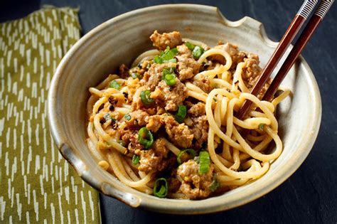 It is basically diced chicken cooked with peanuts, cucumbers, and peppers. Spicy Sichuan Noodles Recipe - NYT Cooking