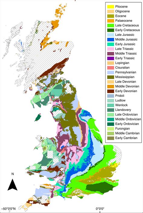 The Phanerozoic Record Of Great Britain Geological Map Of British
