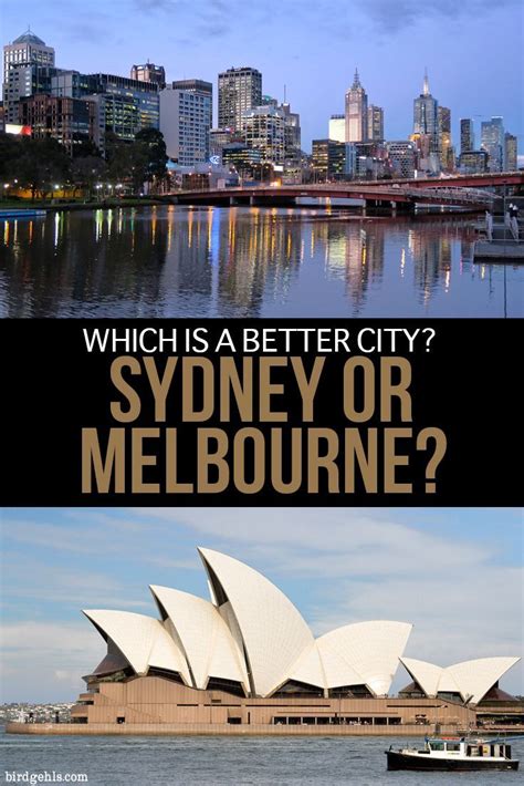 Sydney Vs Melbourne Which Is The Better City Oceania Travel
