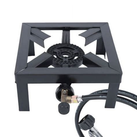 Single Portable Burner Cast Iron Propane Lpg Gas Stove Outdoor Camping Cooker