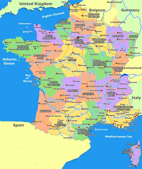 Most Popular Map Of East France Pictures Map Of France To Print