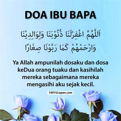 Doa Kepada Kedua Ibu Bapa Jasa Ibu Yang Mengandungkan Kita Dan Bakti