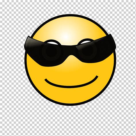 Emoticon Smiley Gafas De Sol Cara Sonriente Amarilla Cara Smiley