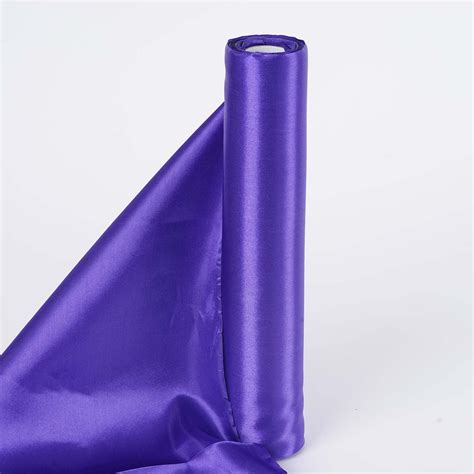 Buy 12x10 Yards Purple Satin Fabric Bolt At Tablecloth Factory