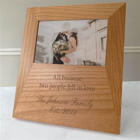 Custom Picture Frame Engraved Personalized Picture Frame Etsy
