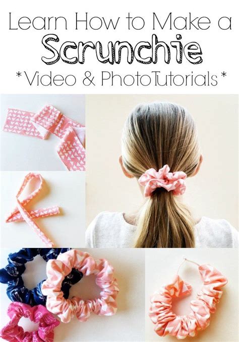 Hair Scrunchies Are Easy To Sew And A Good Way To Use Up Some Of Your