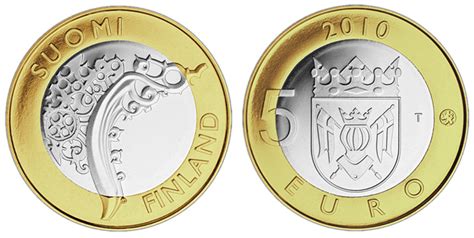 Finnish Historic Provinces The 5 Euro Coin Series From Finland