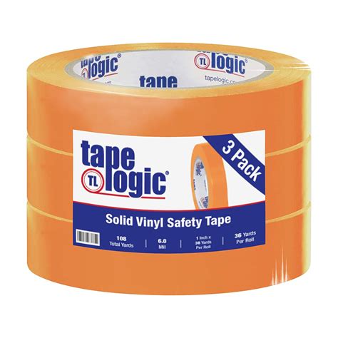 Great Box Supply Tape Logic® Solid Vinyl Safety Tape 60 Mil 1 X 36