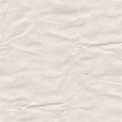 Crumpled White Craft Paper Seamless Pattern Stock Photo Image Of