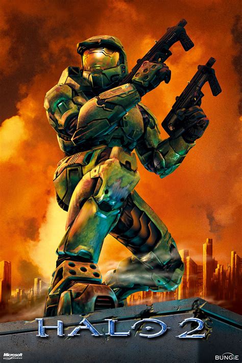 Halo 2 Anniversary Xbox Cover Art Wall Poster Multiple Sizes Etsy