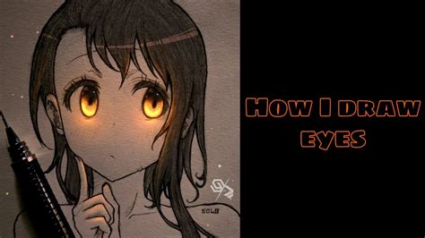 how i glow anime eyes youtube