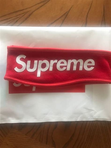 Supreme Big Logo Headband Grailed