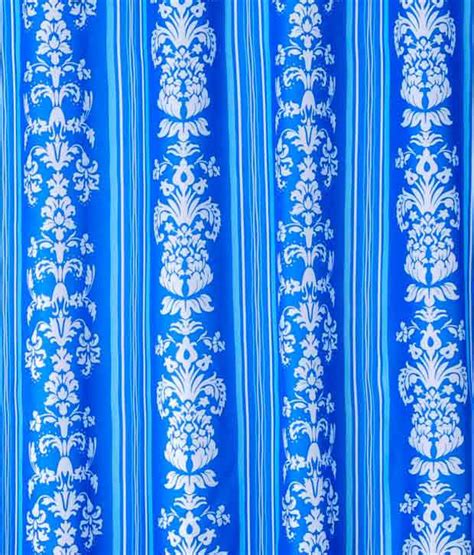 These contemporary sets include all you need for a stylish experience. Buy Freelance Blue & White Shower Curtain Online at Low ...