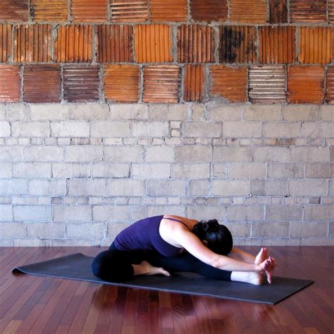 Head To Knee Pose A Yoga For Muffin Top Popsugar Fitness Photo 12