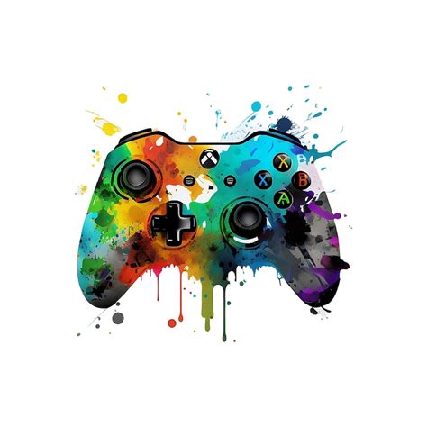 Watercolor Xbox Controller Png Gaming Controller Sublimation Etsy