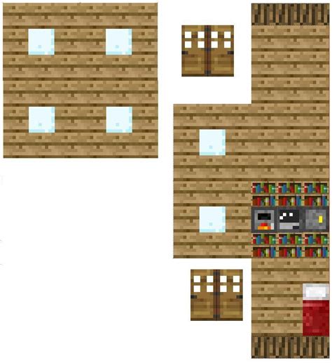 Papercraft House Minecraft Printables Easy Minecraft Houses