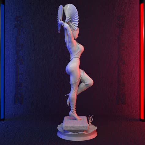 Kitana Statue Mortal Kombat 3d Printable Stl File Instant Etsy