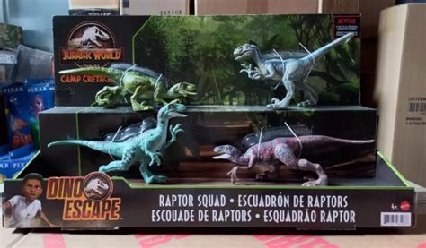 Jurassic World Camp Cretaceous Dino Escape Raptor Squad 4 Pack Target Exclusive 7995 Picclick
