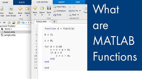 Managing Code In Matlab How To Create A Script Using The Live Editor
