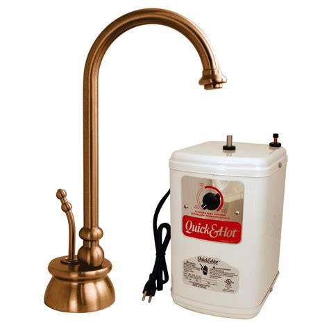 The best kitchen faucets home depot. Westbrass Calorah Single-Handle Hot Water Dispenser Faucet ...