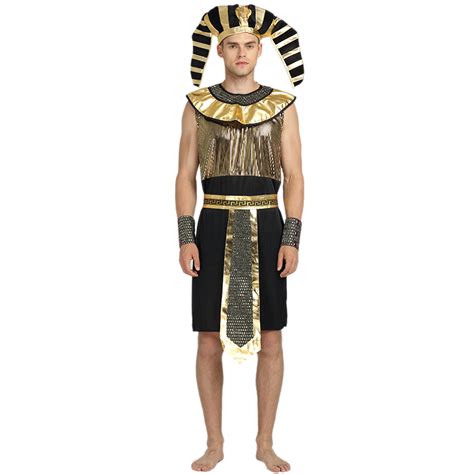 egypt pharaoh cosplay costumes men 2017 new adult jumpsuits handsome exotic king monster ball