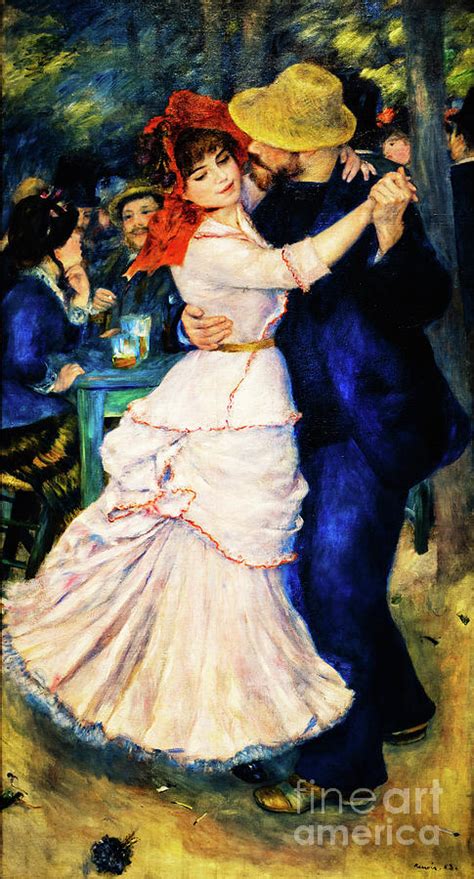 Dance At Bougival By Renoir Painting By Auguste Renoir Pixels